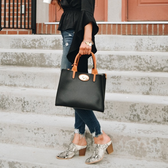 ❤️ Snakeskin print slip on grey mules 1 LEFT!!! - Picture 4 of 8